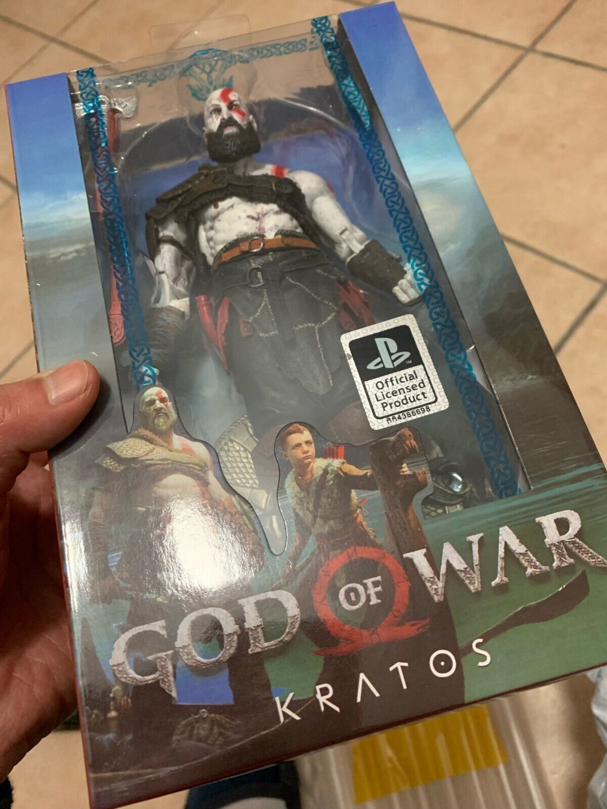 NECA God of War (2018): Kratos 7 Figure White, Red 49323 - Best Buy