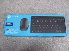 New JLab GO Connect Wireless Keyboard and Mouse Bundle to 3 Devices – Black