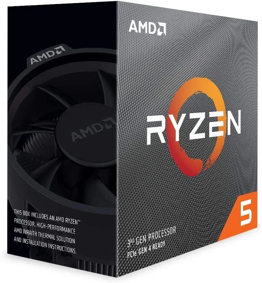 Procesador de escritorio AMD Ryzen 5 3600 6 núcleos 12 hilos desbloqueado 100-100000031SBX Foto 2 de 3