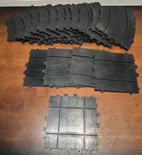 Vintage non powered Slot Car Race Track pieces lot of 17
