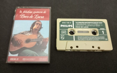 PACO DE LUCIA LA FABULOSA GUITARRA DE PACO DE LUCIA MC MUSIC TAPE