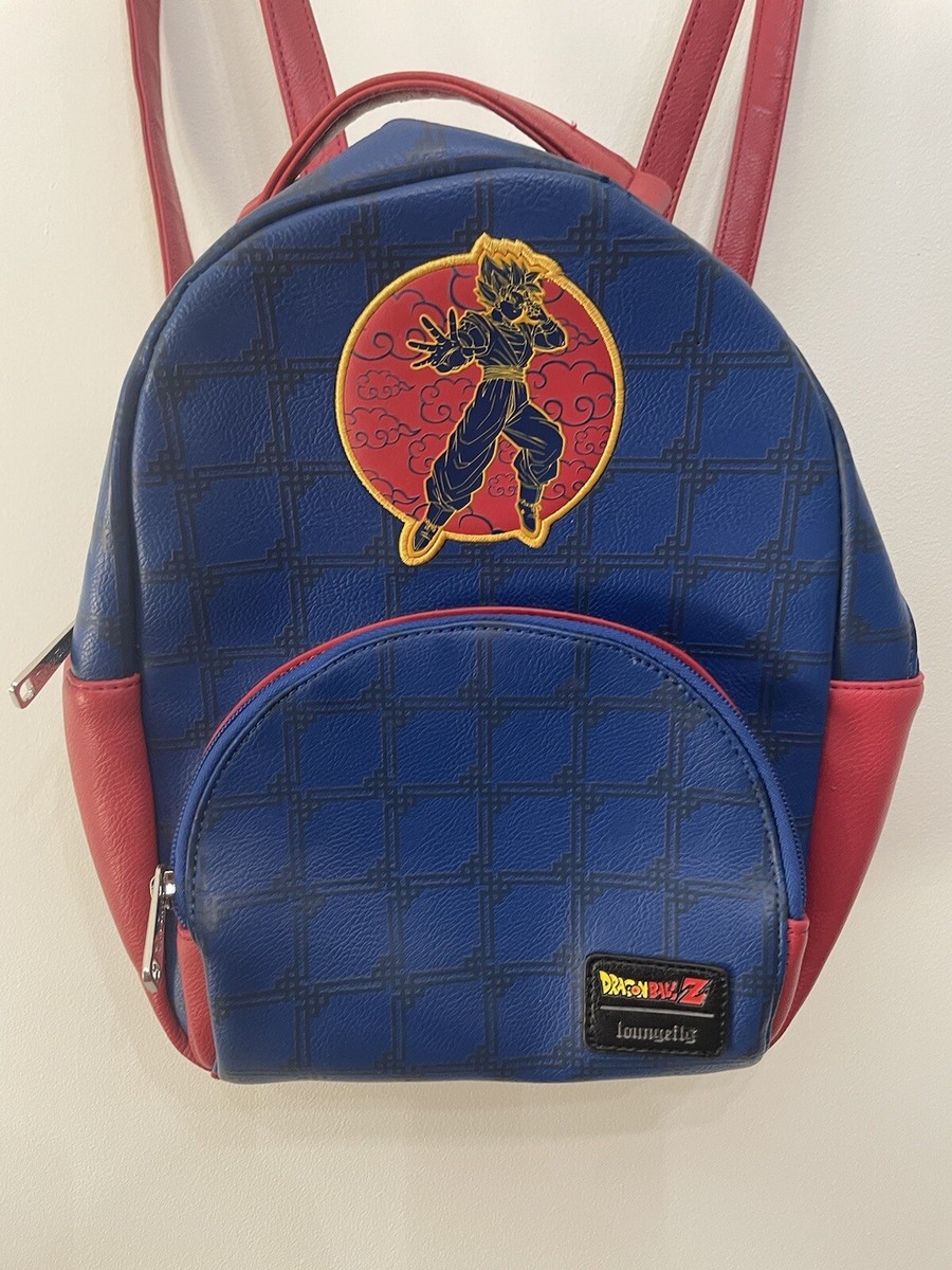 Dragonball Z Loungefly Mini Backpack Super Saiyan Goku Amazon.com | Loungefly Dragon Ball Z Goku Mini Backpack  main image 4