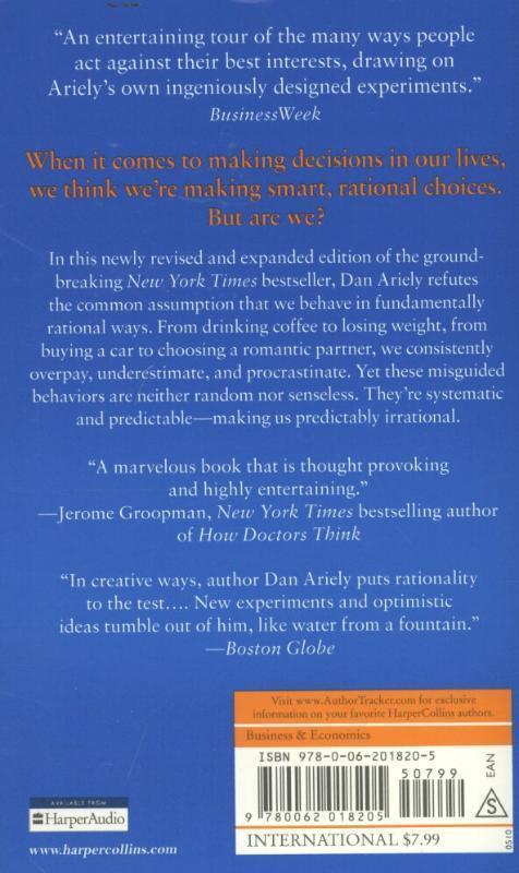 Thumbnail - Predictably Irrational | Dan Ariely | 2010 | Englisch