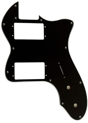 New 3 Ply Guitar Pickguard Fits Fender Classic Series '72 Thinline Tele,Black