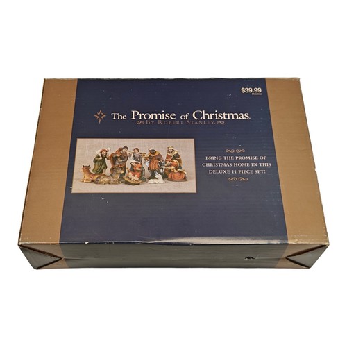 Nativity Set 11 Pieces Promise of Christmas Robert Stanley - Picture 3 of 18