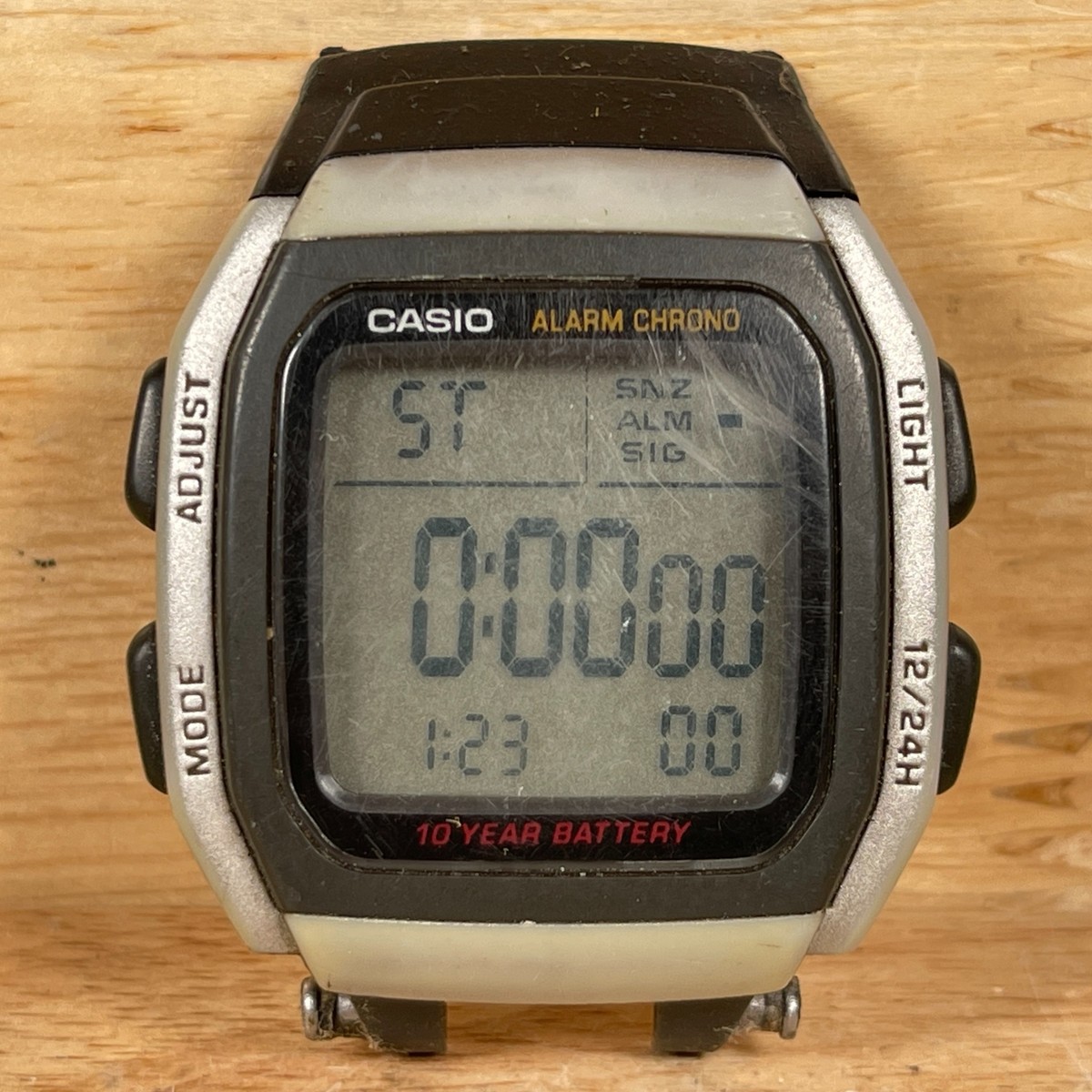 Casio W-96H Men's Water-Resistant Alarm Chrono Digital Sport