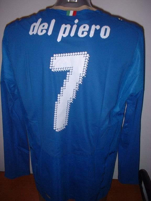 Italy Italia BNWT 7 Del Piero Player Spec Shirt Puma XL Soccer