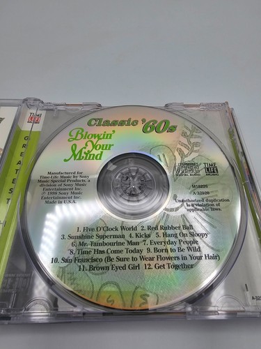 Classic '60S 3 CD Box Set Time Life Beat Goes On Blowin' Your Mind Shakin' All - Picture 10 of 13