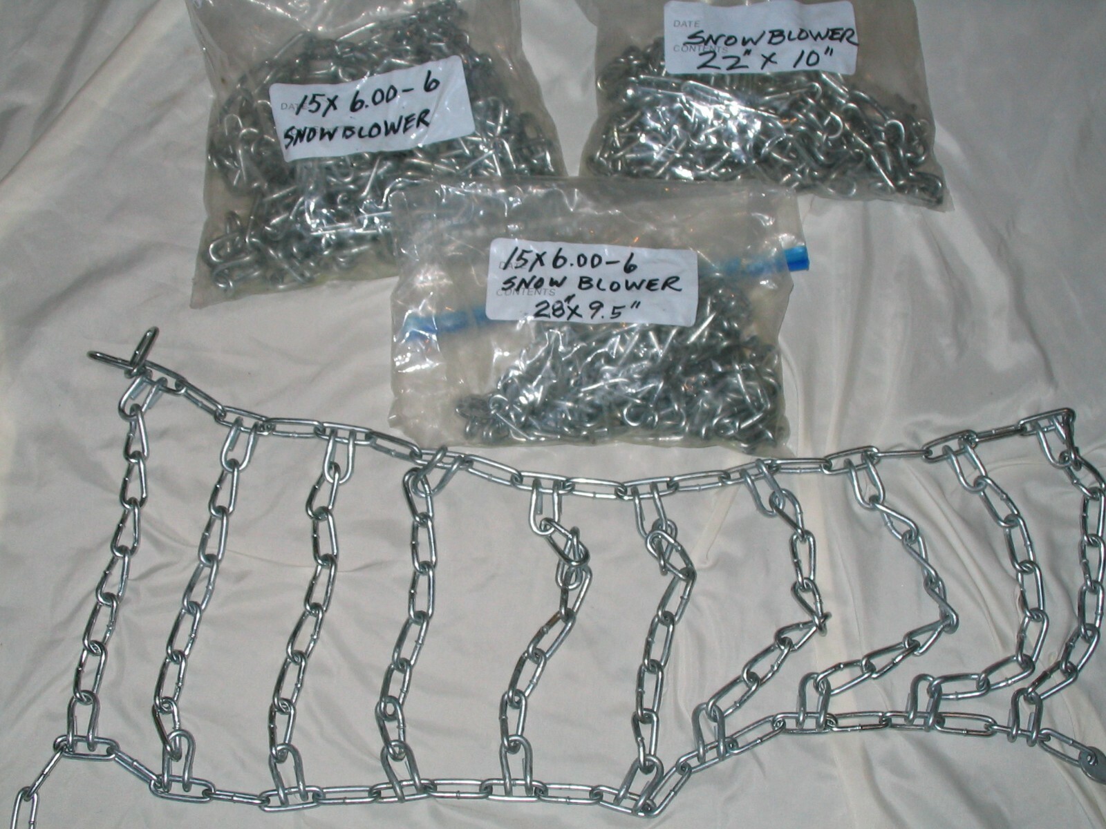 SNOW BLOWER CHAINS 3 SIZES eBay