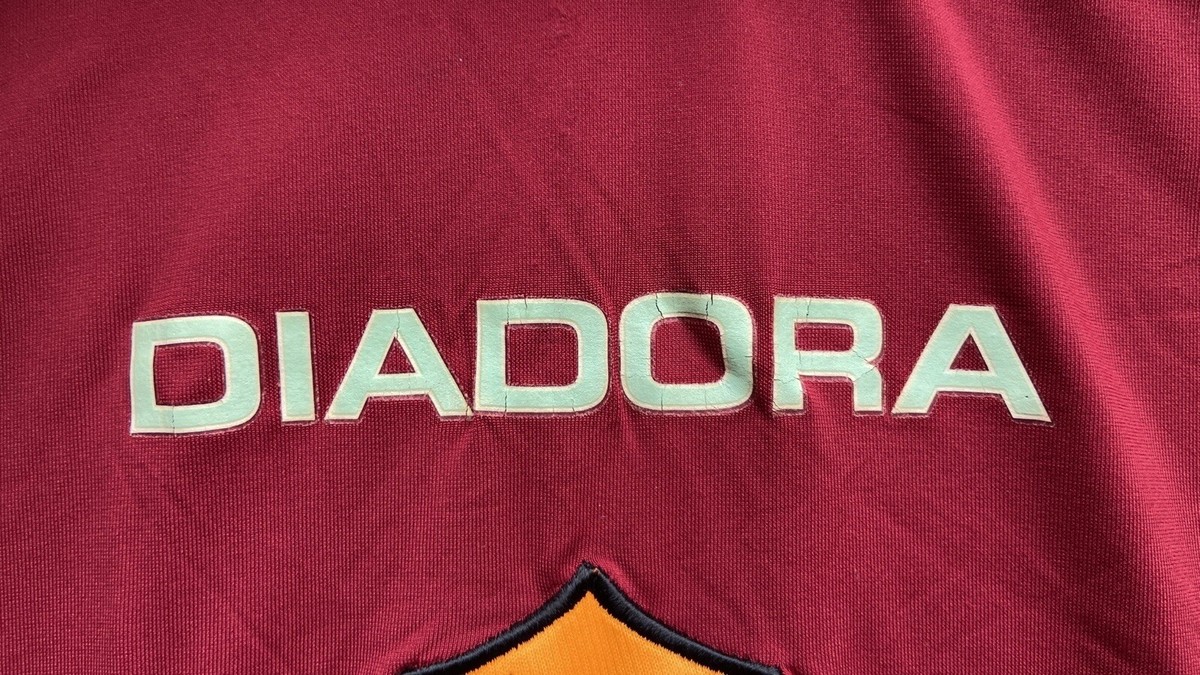 ROMA 2003 2004 HOME FOOTBALL SHIRT SOCCER JERSEY DIADORA sz