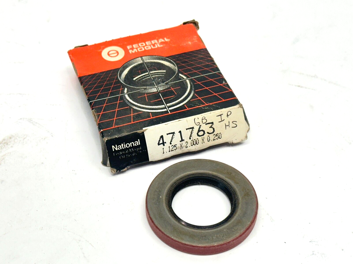 National 473336 Grease Seal Oil Seal - Spring Loaded Single Lip Shaft ...