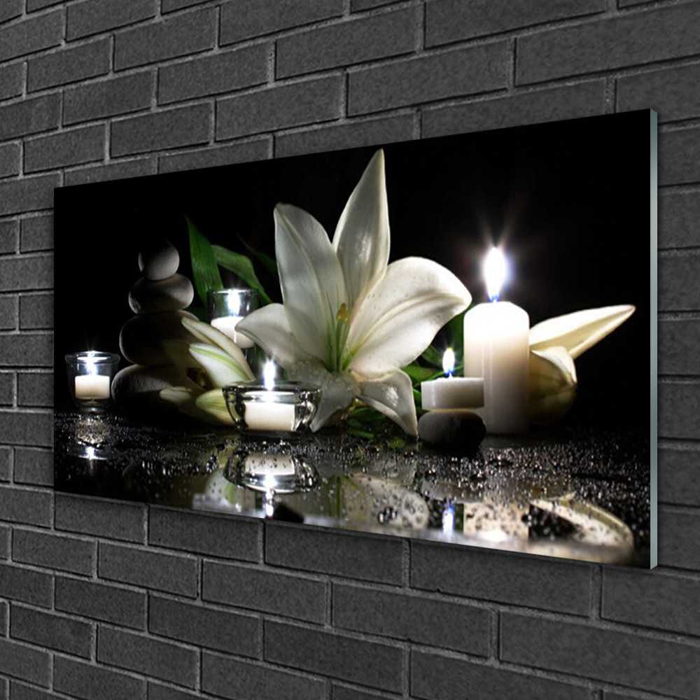 Tableau sur verre brillant 100x50 cm impression jet d'encre de luxe