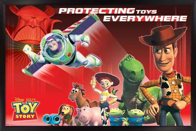 レア disney PIXAR TOY STORY タペストリー ラグUSA製 Disney Pixar Toy Story - Group 14x22 Poster | eBay