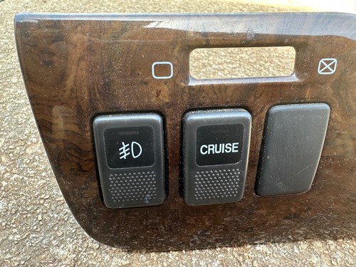 2001 Subaru Legacy Outback Fog Cruise Switch Woodgrain Bezel~S1 - Picture 2 of 4