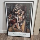 LARGE Vintage PICASSO Framed Museum Of Modern Art Exhibit Poster 36" x 26"