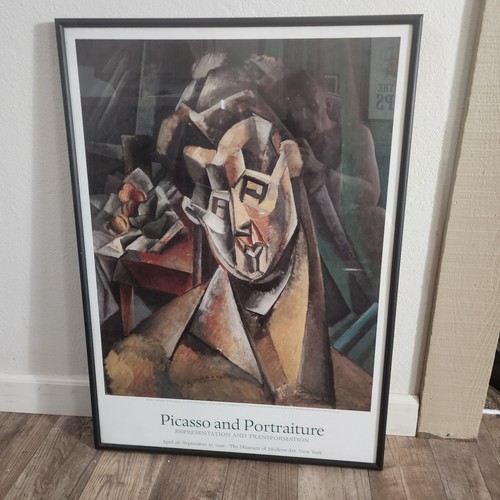 LARGE Vintage PICASSO Framed Museum Of Modern Art Exhibit Poster 36" x 26" - Picture 1 of 3