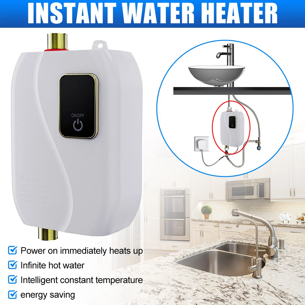 Mini Electric Hot Water Heater Indoor Outdoor Camping Caravan Instant  Shower | eBay