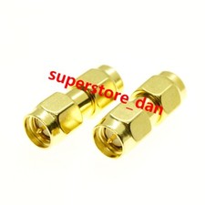 2/5/10Pcs SMA Male To SMA Male Plug Lot RF Connector Coupler Straight Adapter