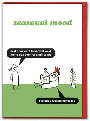 BRAINBOX CANDY / MODERN TOSS Modern Toss Christmas Cards Funny RUDE Hilarious Humour Cheeky Cartoon Comedy