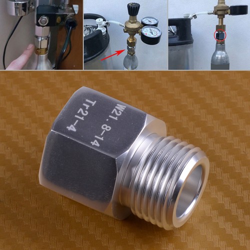 Soda-Nachfülladapter für Terra Art DUO CO2-Zylinder mit Überdruckventil Soda-Nachfülladapter für Terra Art DUO CO2-Zylinder mit Überdruckventil