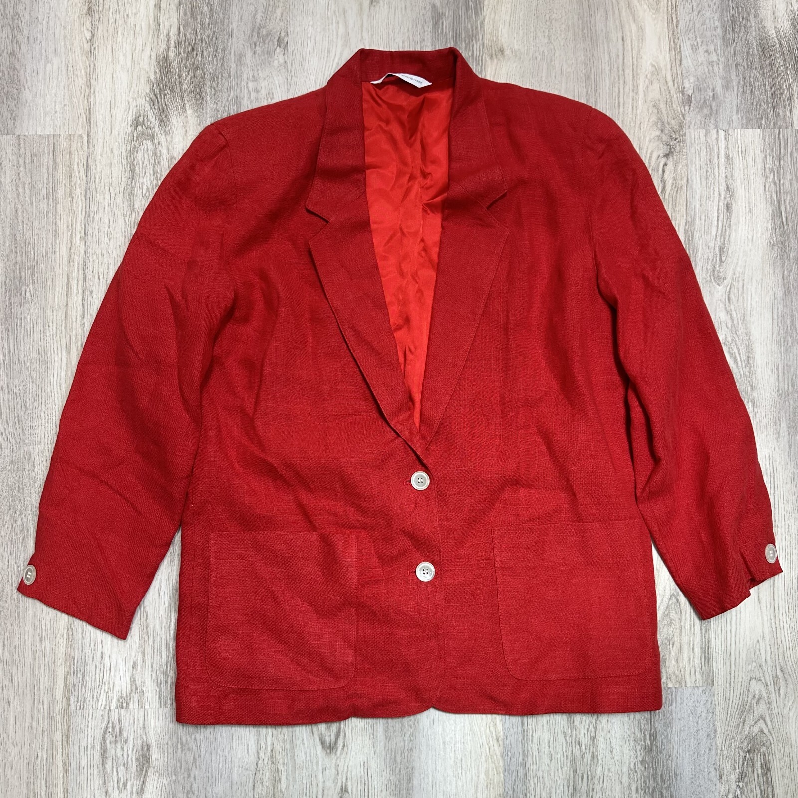 Talbots Petite Collection Red Blazer Jacket Two B… - image 1