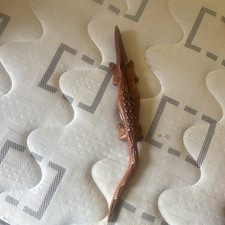 Small Brown Alligator/Crocodile wood Figurine...