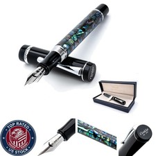 Duragraph Fountain Pen in Stunning Abalone Nights - Perfect for Creative Writing