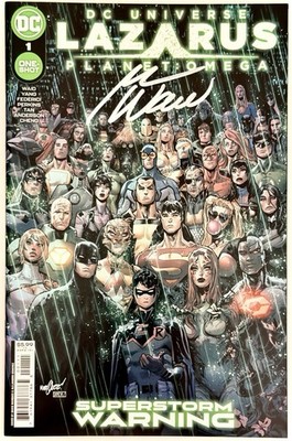 DC Universe Lazarus Planet Omega #1 - Variant Signed by Mark Waid w/COA