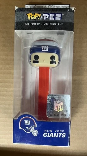Funko Pop PEZ Dispenser - YORK GIANTS - NFL Licensed - Limited Edition 2019