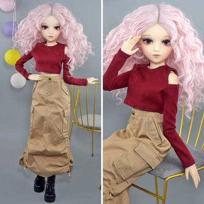 #ad Eyes can be Change 1 3 BJD Doll with Fashion Dress Clothes Outfits Full Set Toys $170.99