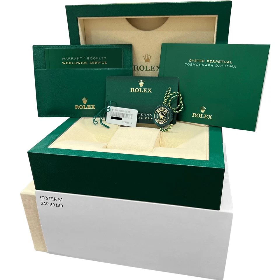 Rolex Daytona Cosmograph 2022 papeles cerámica negra 40 mm acero inoxidable 116500 LN CAJA Foto 2 de 4