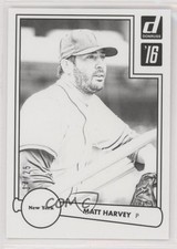 2016 Panini Donruss 1982 Design Test Proof Black 14/25 Matt Harvey #D82-17 fm0
