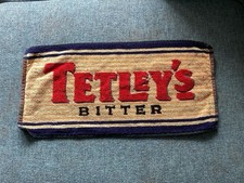 Tetleys Bitter Beer Towel . Bar memorabilia Pub Vintage
