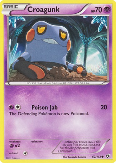 Croagunk - 62/113 - Common - Near Mint