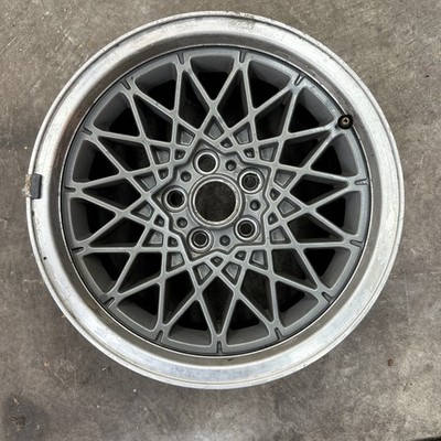 86-87 Pontiac Fiero GT Factory OEM 15'' Lace Mesh Wheel Rim Gray 7'' Wide
