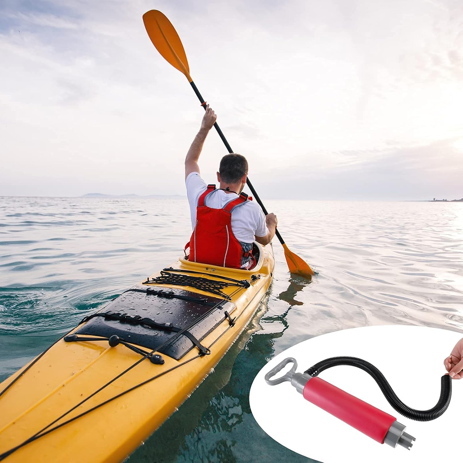 2 Pcs Bilge Pump Manual Hand Water Pump Portable Boat Accessories Removal Kayaks
