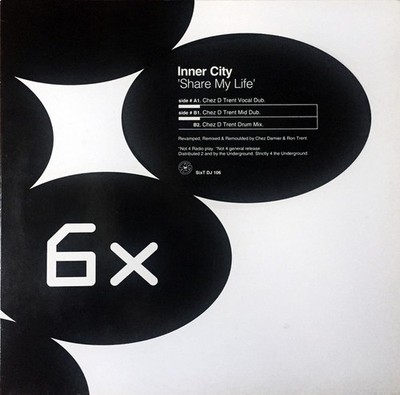 Inner City - Share My Life (12'', Promo, Whi)