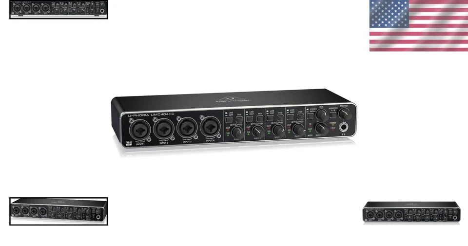 U-PHORIA Audiophile Interface with Mic Preamplifiers - Image 2 of 4