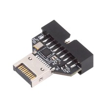 1 PCS USB 3.2 Type E Front Panel Header Male To USB 3.0 19Pin Female Adapter