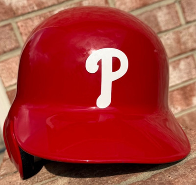 Philadelphia Phillies Team Issued Rawlings S100 Pro Comp Batting Helmet Sz 7 1/4