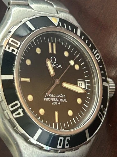 Omega Seamaster Professional 200M Pre-Bond 36mm Black Dial Vintage Diver Watch