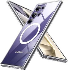 Case For Samsung S25/23/S22/S24/S21/S20 FE Plus Ultra Clear/Magsafe Phone Cover