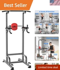 Durable Dip Station with Three Armrest Adjustments - Ultimate Fitness Equipment