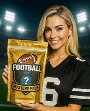 NFL Mystery Card Pack  40 Cards  Graded Cards, Rookies, Autos, Relics, Numbered