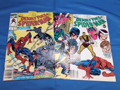 Marvel Comics The Deadly Foes of Spider-man Issues #1 #2 #3 Newsstand