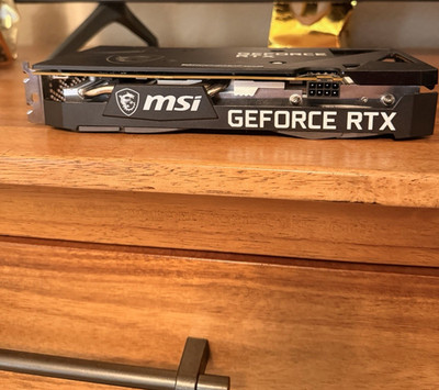 MSI NVIDIA GeForce RTX Graphics Card Dual Fan Heatsink 8-Pin Multi-Monitor