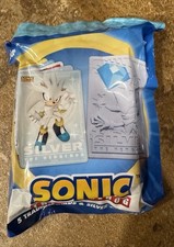 WENDY'S SONIC THE HEDGEHOG 35TH ANNIVERSARY TRADING CARDS SILVER CARD CASE