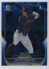 2023 Bowman Chrome Draft Sapphire Edition Colton Ledbetter #BDC-34 1fa0