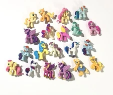 My Little Pony Mini Figures Lot of 20 Hasbro MLP Miniatures 1.5-2” Blind Bag