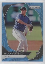 2020 Panini Prizm Tier II Mega Box Carolina Blue Prizm Brock Burke #195 1u6